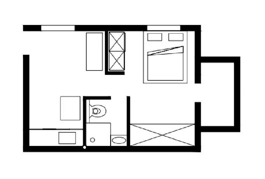 Dinning Room, Bedroom And Balcony Jerusalém Exterior foto